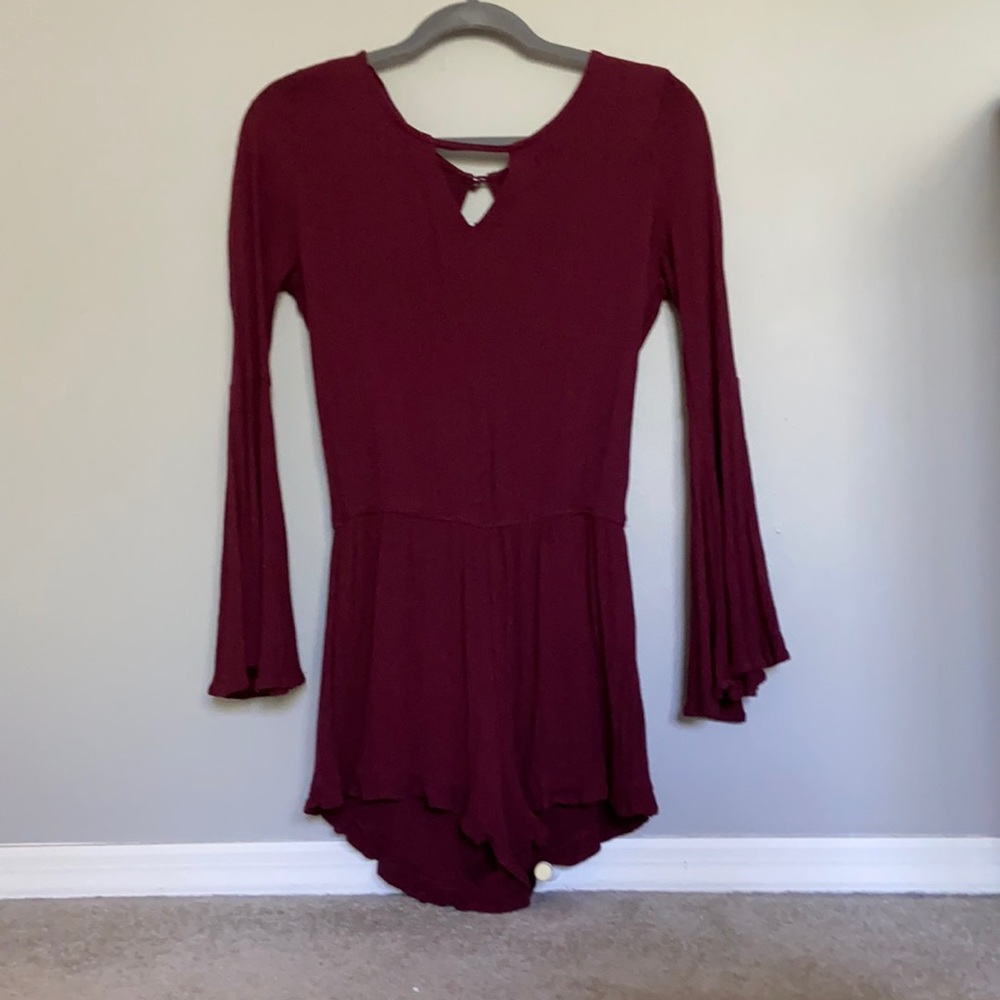 Maroon romper